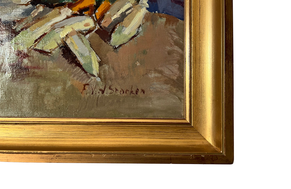 20th Century framed still life painting - French Antiques - AD & PS Antiques
