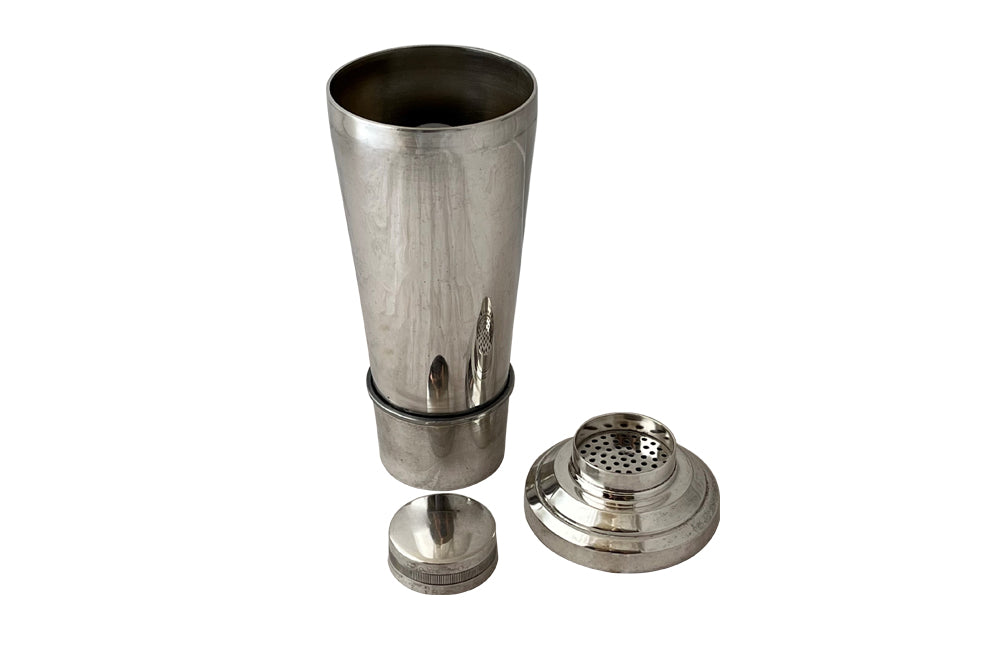 Rare Frigivite silverplate shaker from the 1920s.