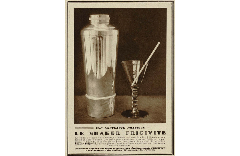 Rare Frigivite silverplate shaker from the 1920s.