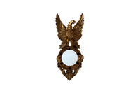 20th Century Spanish carved gilt wooden open winged eagle framed mirror in the Regency style - Decorative Antiques - AD & PS Antiques
