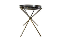 Mid 20th century Italian folding occasional table. 