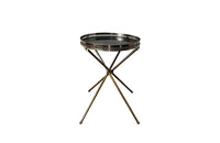 Mid 20th century Italian folding occasional table. 