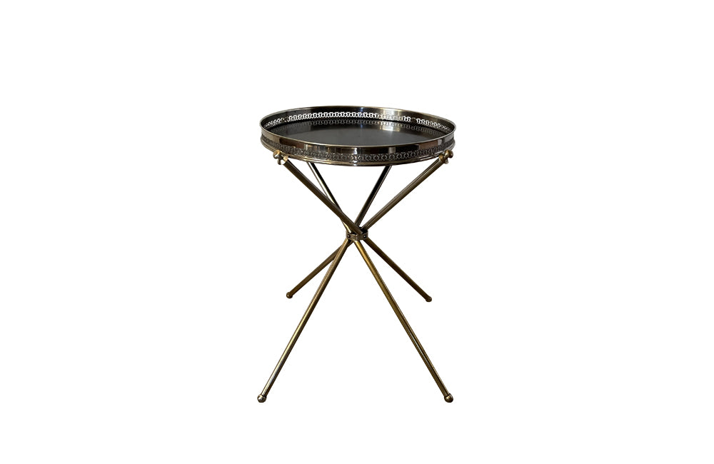 Mid 20th century Italian folding occasional table.