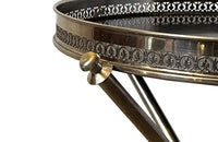 Mid 20th century Italian folding occasional table.