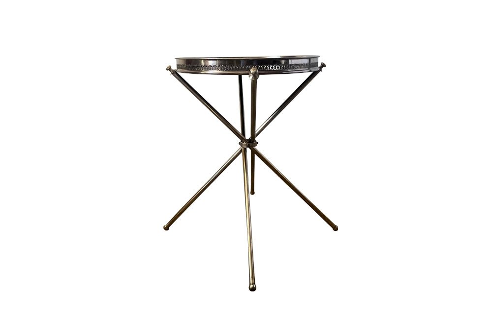 Mid 20th century Italian folding occasional table.