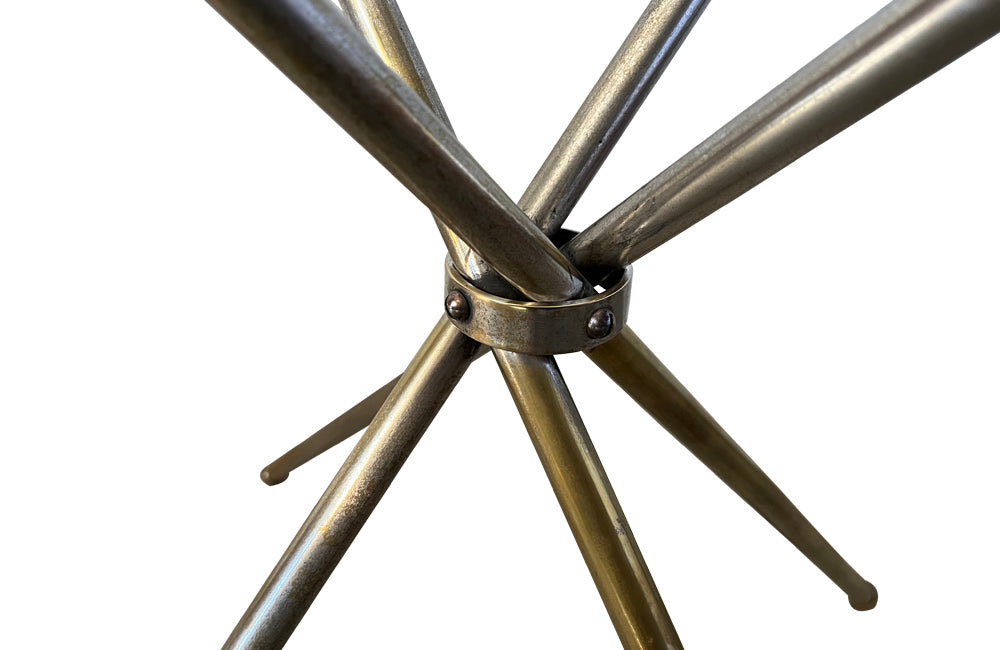 Mid 20th century Italian folding occasional table.