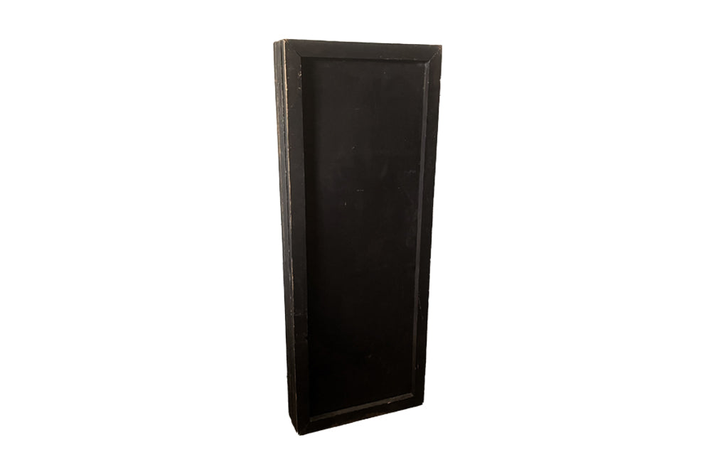 JAPANESE INK PAINTED FOUR PANEL FOLDING SCREEN