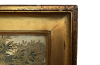 Large early 19th Century French silkwork in its original glazed gilded frame - French Antiques