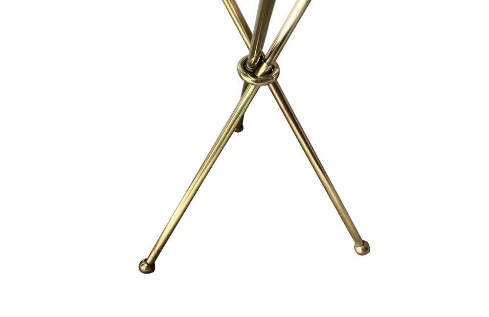 Mid Century Brass tripod table in the Maison Jansen style - mid century side table