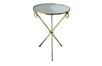 Mid Century Brass tripod table in the Maison Jansen style - mid century side table