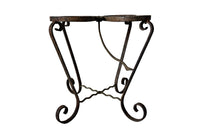 Mid Century flower shaped metal cocktail table - French Antique Furniture