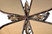 Mid Century flower shaped metal cocktail table - French Antique Furniture