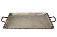 NEO-CLASSICAL REVIVAL SILVERPLATE TRAY BY BEARD