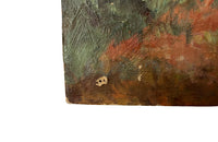 Charming representation of 'The Three Graces' oil on canvas on board painting - French Antiques