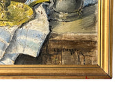 Pair of late 19th Century French framed oil on canvas still life paintings - French Antiques - AD & PS Antiques