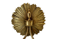 ison Charles bronze sunburst wall sconces.