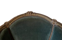 PAIR OF LARGE LOUIS XV REVIVAL ARMCHAIRS