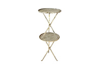 Pair of round martini tables by Mathieu Matégot