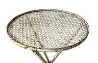 Pair of round martini tables by Mathieu Matégot