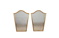 Mid Century mirrors - French - decorative tapered mirrors.