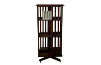 Antique French Revolving Mahogany Bookcase - Antique Furniture - AD & PS Antiques