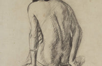 Set of three framed Mid-Century French nude studies