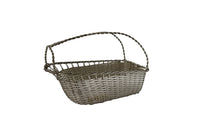 Mid Century French silver plate wirework woven bottle holder