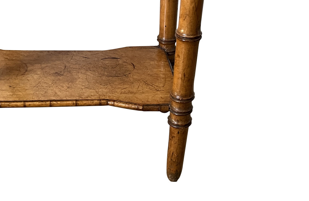 Charming early 20th Century French burr maple lidded table - Antique Furniture - Antique Tables - AD & PS Antiques
