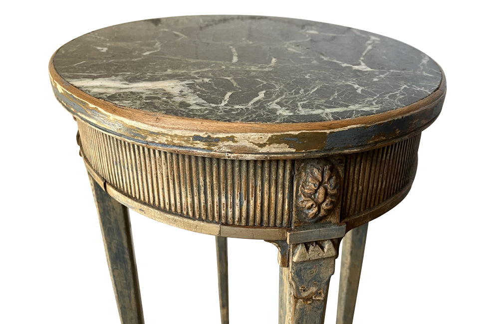 19th Century Swedish Oval Side Table - Antique Furniture - Antique table - AD & PS Antiques