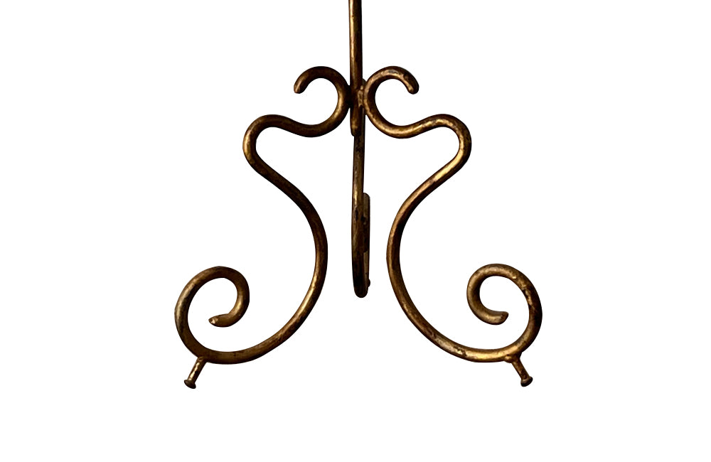 Spanish, Mid-Century gilt iron cocktail martini table - mid century side table - AD & PS Antiques