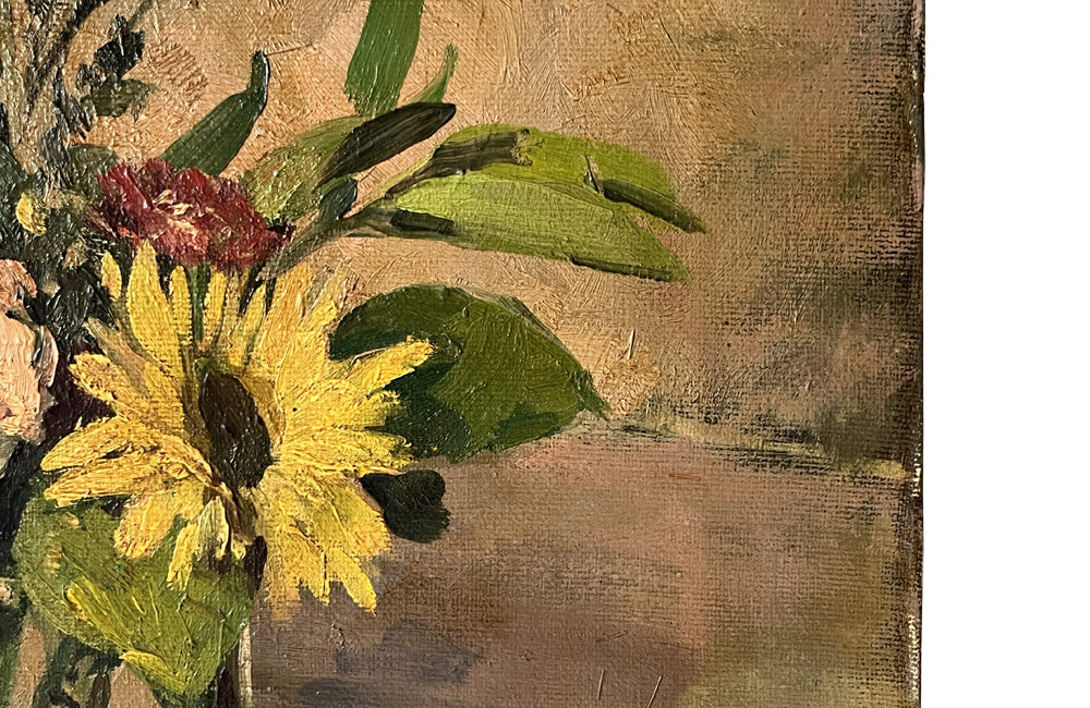 'Still Life of Flowers ' By Roger Allain