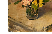 'Still Life of Flowers ' By Roger Allain
