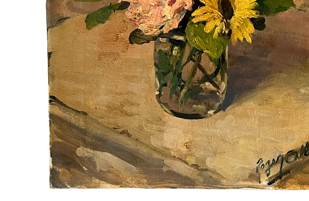 'Still Life of Flowers ' By Roger Allain