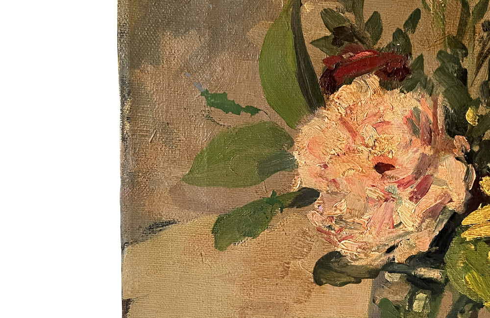 'Still Life of Flowers ' By Roger Allain