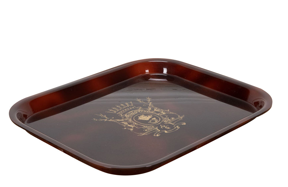 1970s cocktail tray faux tortoiseshell by  Valenti the Spanish design house