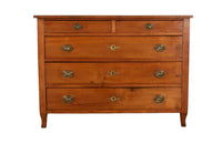 pretty French 19th Century cherrywood chest of drawers.