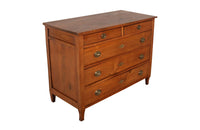 pretty French 19th Century cherrywood chest of drawers.