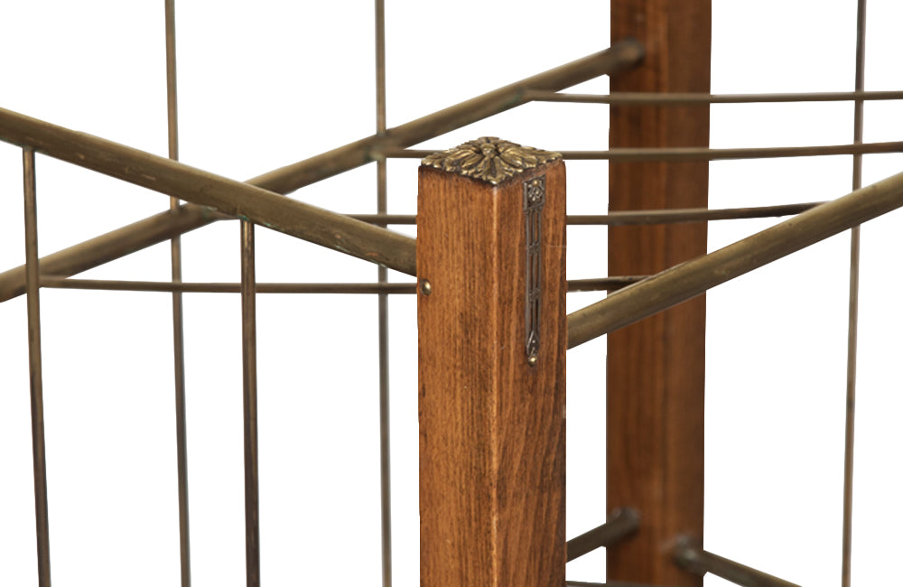 Aesthetic Movement magazine stand attributed to Ernst Rockhausen.