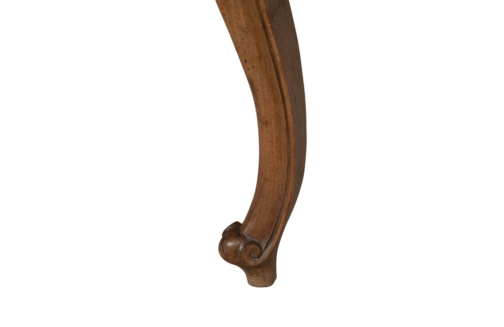FRENCH ART NOUVEAU WALNUT DINING TABLE