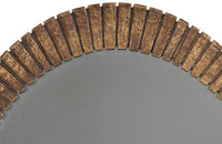LARGE GILTWOOD OVAL SUNBURST MIRROR