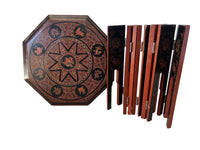 Mid 20th Century Burmese folding occasional table - mid century side table - AD & PS Antiques