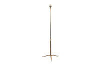 Stylish French brass standard floor lamp in the Neo-Classical style
