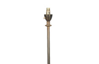 Stylish French brass standard floor lamp in the Neo-Classical style