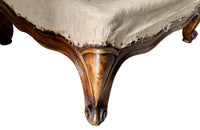 PAIR OF LARGE LOUIS XV REVIVAL FOOTSTOOLS