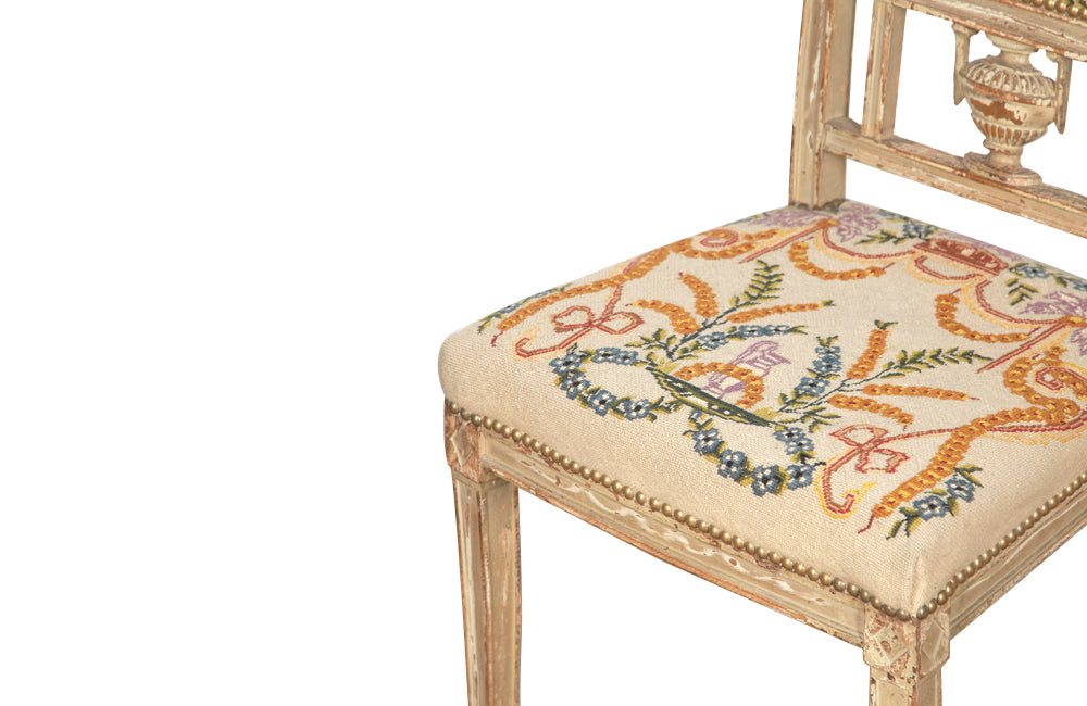 Pair of charming 19th century Swedish salon chairs