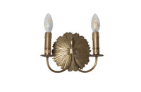ison Charles bronze sunburst wall sconces.