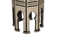 pair of Syrian Moorish style octagonal side tables with mother-of-pearl inlay