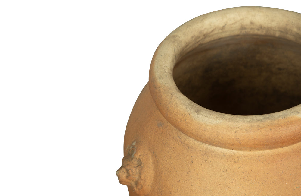 Antique French Glazed Biot pots - French Antiques - Garden Antiques - Decorative Antiques - French Garden Antiques - Antique Garden Ornaments - AD & PS Antiques