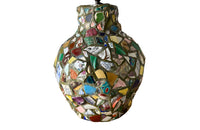 Vintage French picassiette table lamp - Decorative antiques - AD & PS Antiques