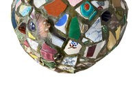 Vintage French picassiette table lamp - Decorative antiques - AD & PS Antiques